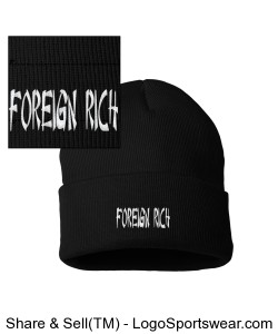 Foreign Rich beanie Design Zoom